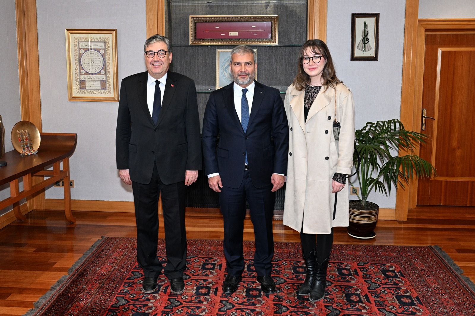 SEV Başkanı Bekir Kalır’dan Rektör Adıgüzel’e ziyaret