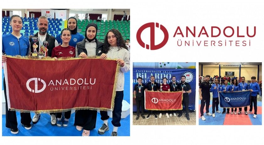 Anadolu Üniversitesi sporcuları TÜSF müsabakalarından madalya ile döndü